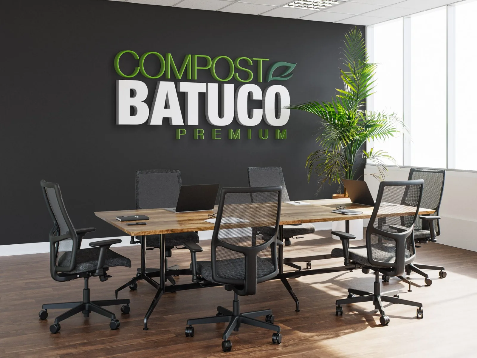 Compost Batuco: aplicación de identidad